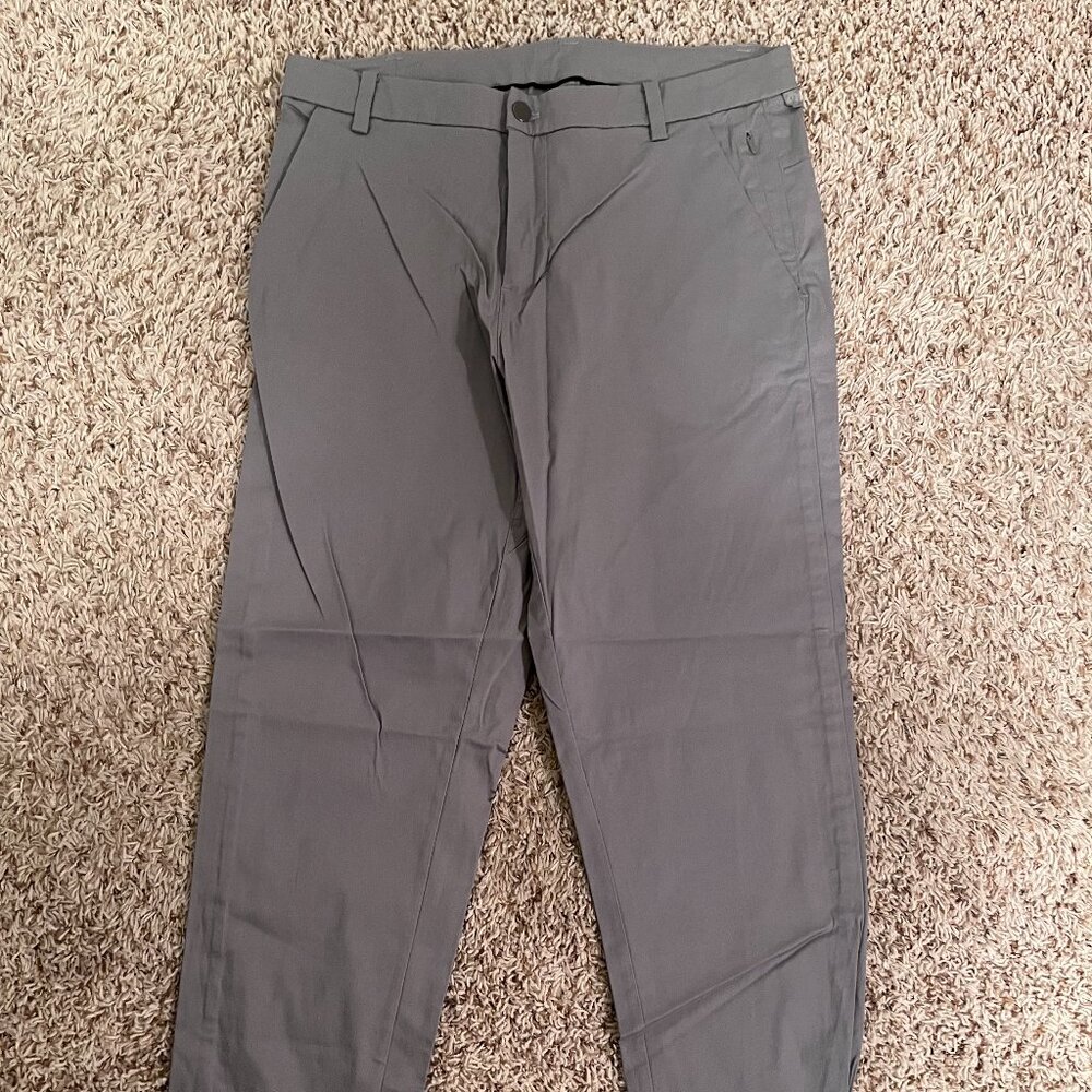 Lululemon Canvas ABC Pant Lite Gray 33x29